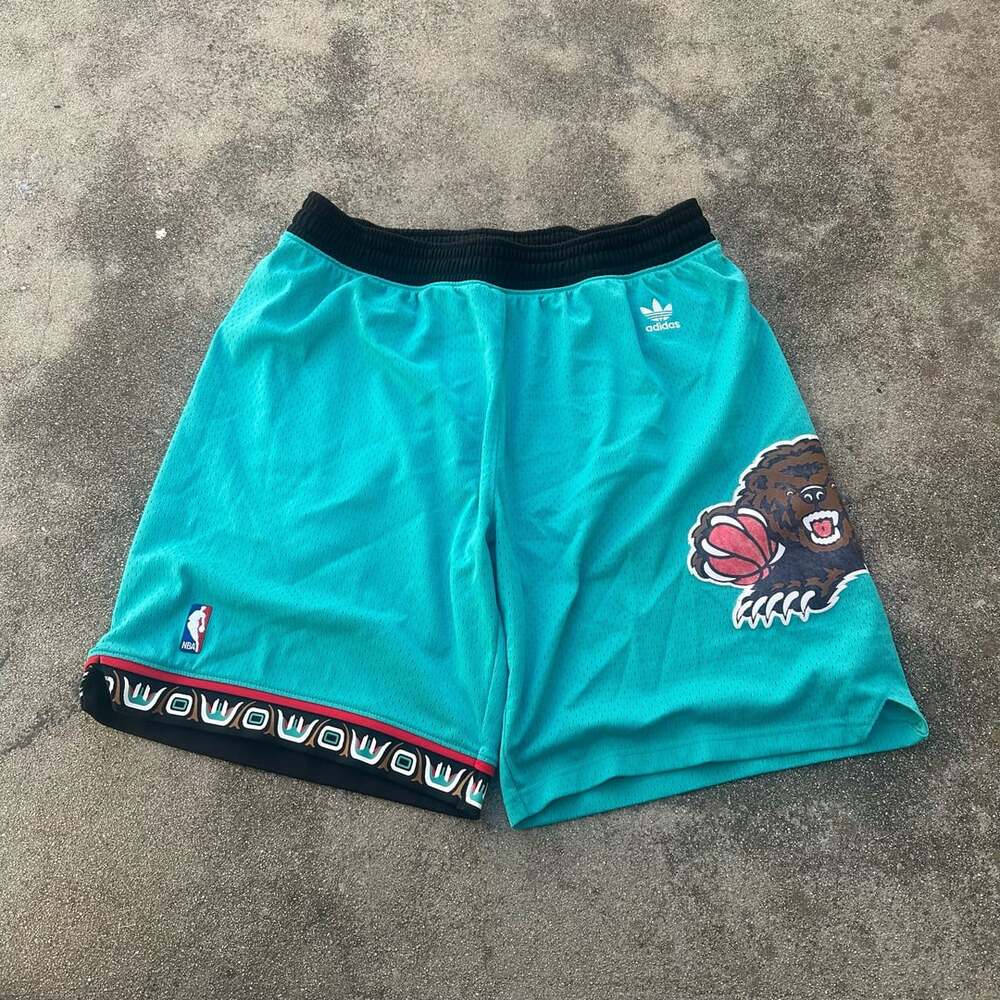 Vancouver Grizzlies Turquoise 1995-96 Authentic Shorts,